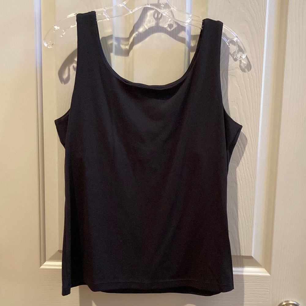 EUC Nina McLemore black tank